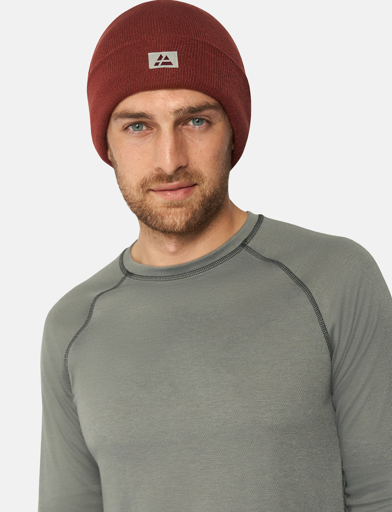 Danish Endurance - Recycled Polyester Beanie 1-pack - accessories - red - 0