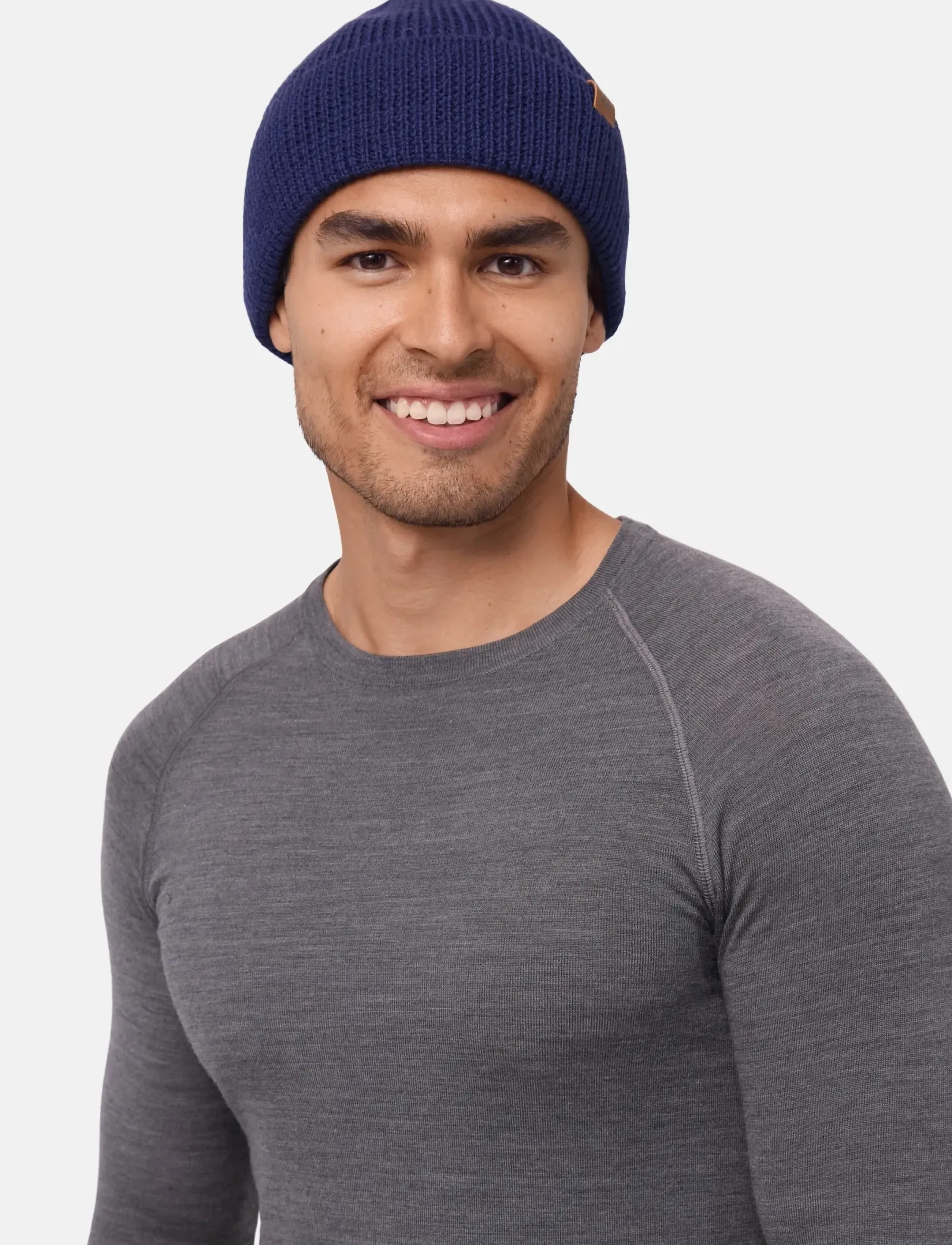 Danish Endurance - Nordic Merino Beanie 1-pack - megztos kepurės - blue - 2