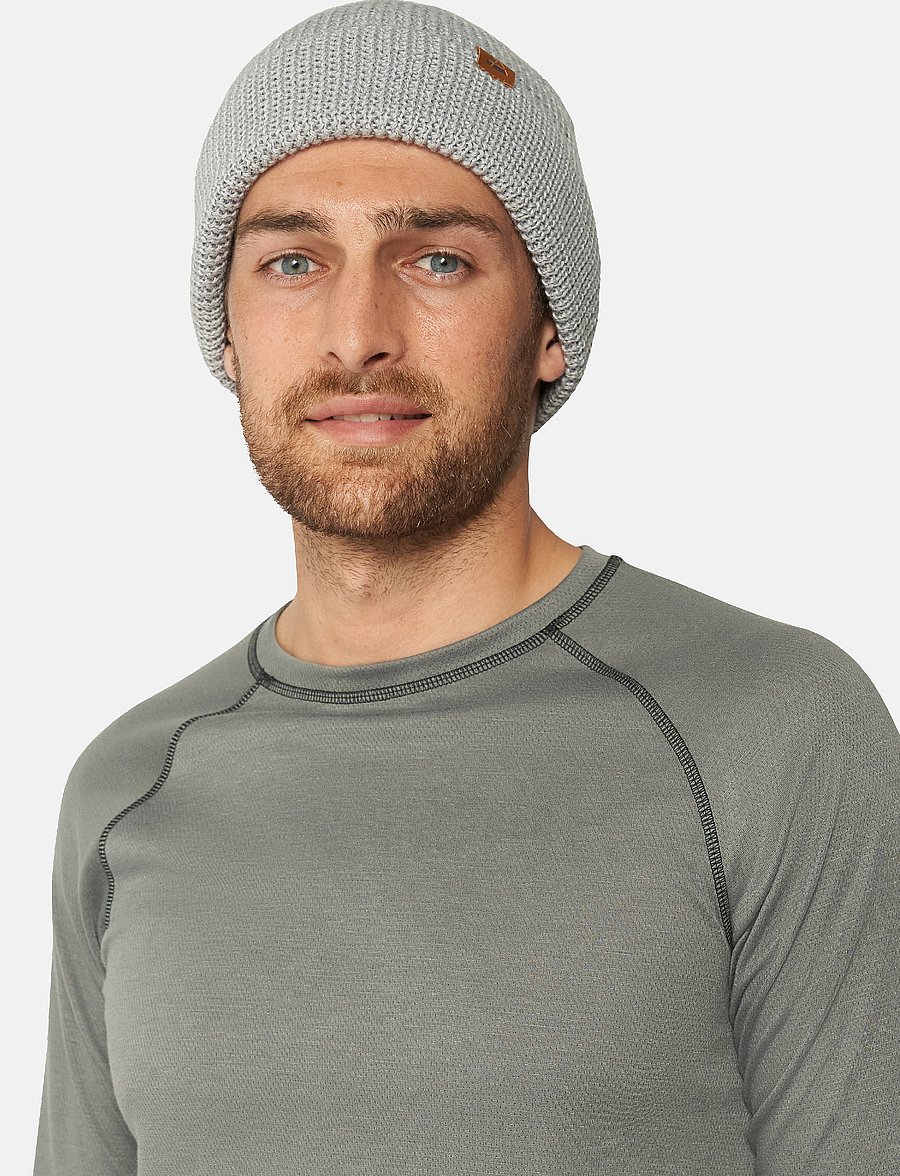 Danish Endurance - Nordic Merino Beanie 1-pack - mützen - light grey - 0