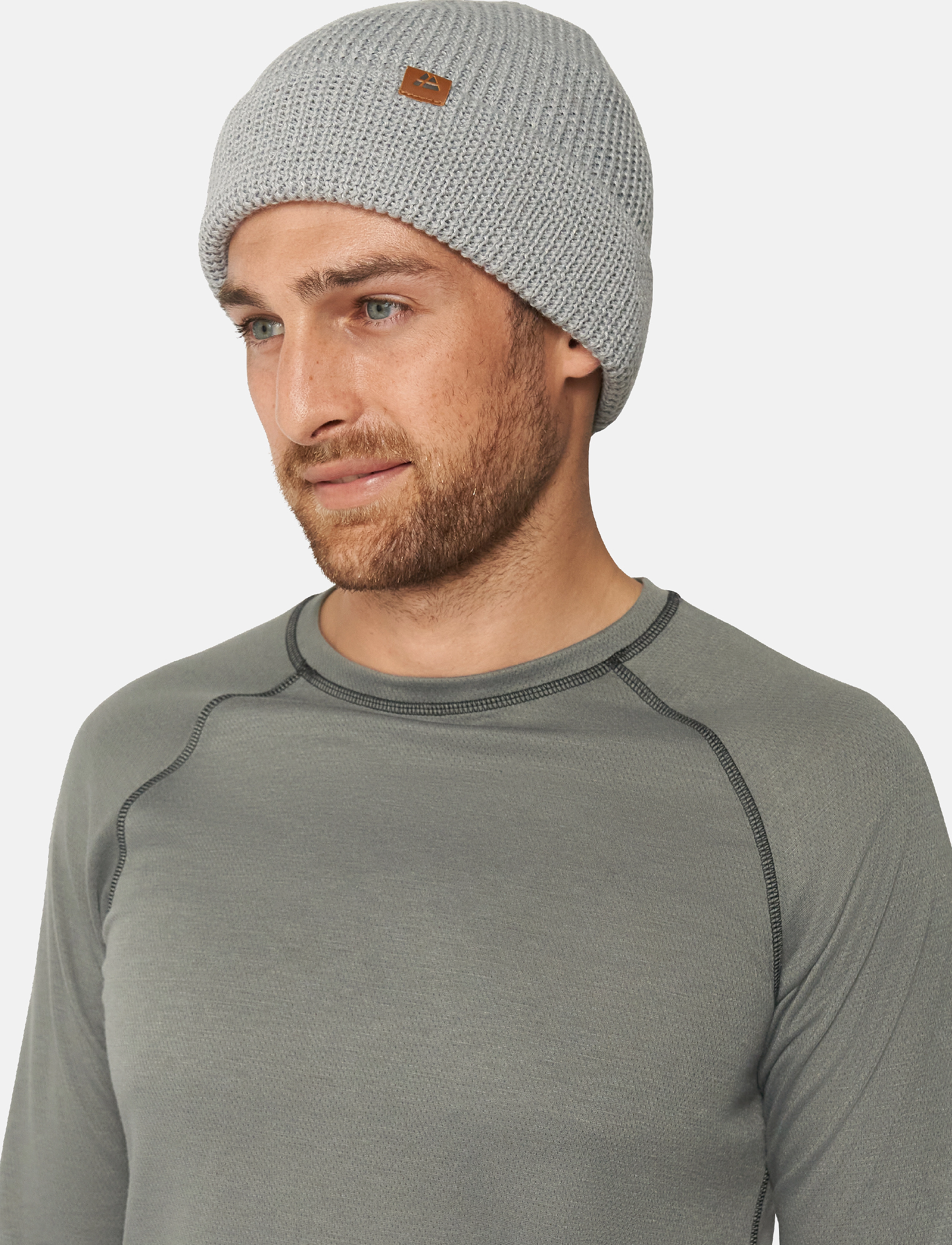 Danish Endurance - Nordic Merino Beanie 1-pack - beanies - light grey - 3