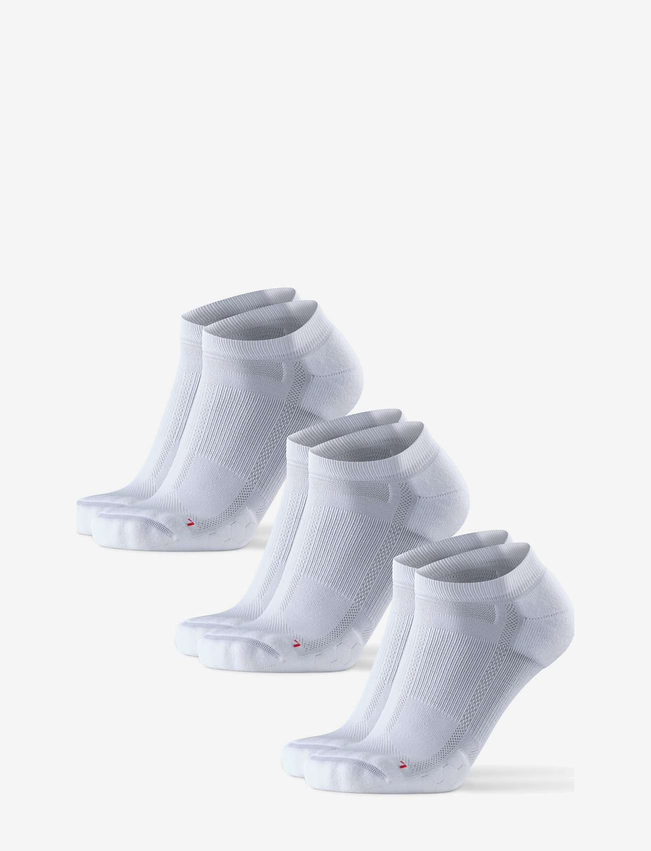 Danish Endurance - Long Distance Running Low-Cut Socks 3-pack - spordisokid - white - 1
