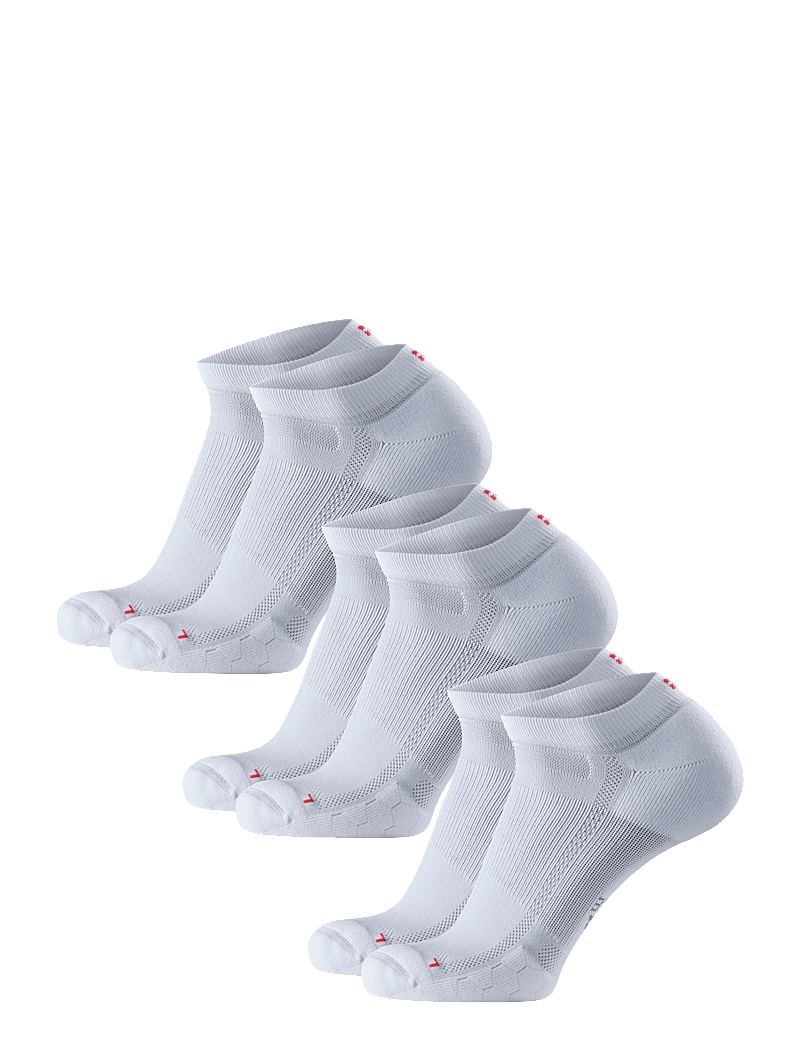 Danish Endurance - Long Distance Running Low-Cut Socks 3-pack - spordisokid - white - 3