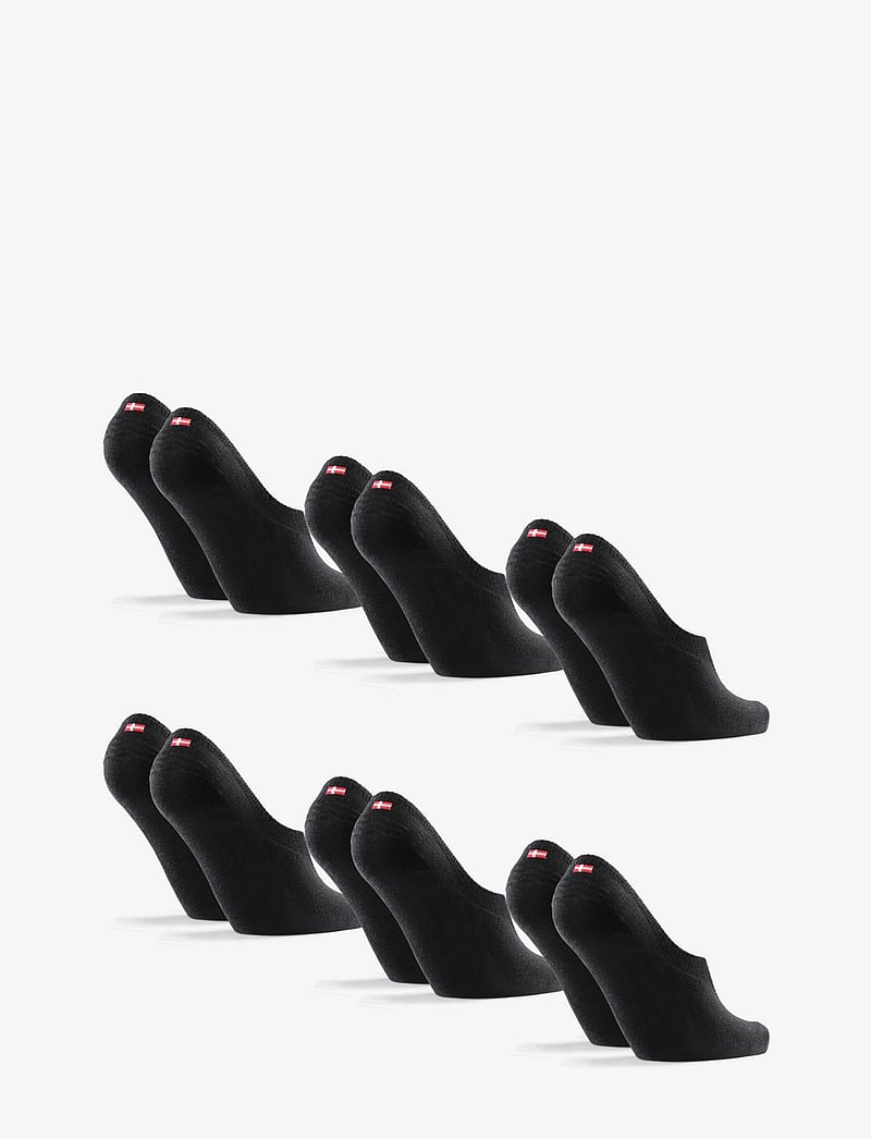 Danish Endurance - No-Show Bamboo Socks 6-pack - spordisokid - black - 1