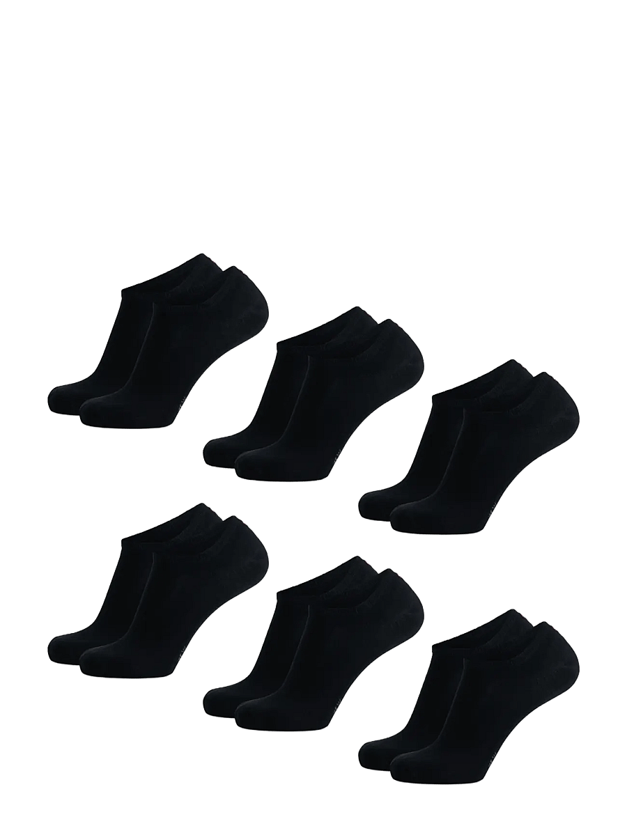 Danish Endurance - Bamboo No-Show Socks 6-pack - strümpfe - black - 3