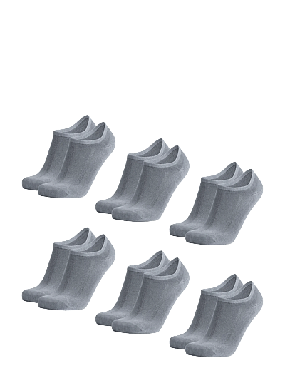 Bamboo No-Show Socks 6-Pack - StrøMper