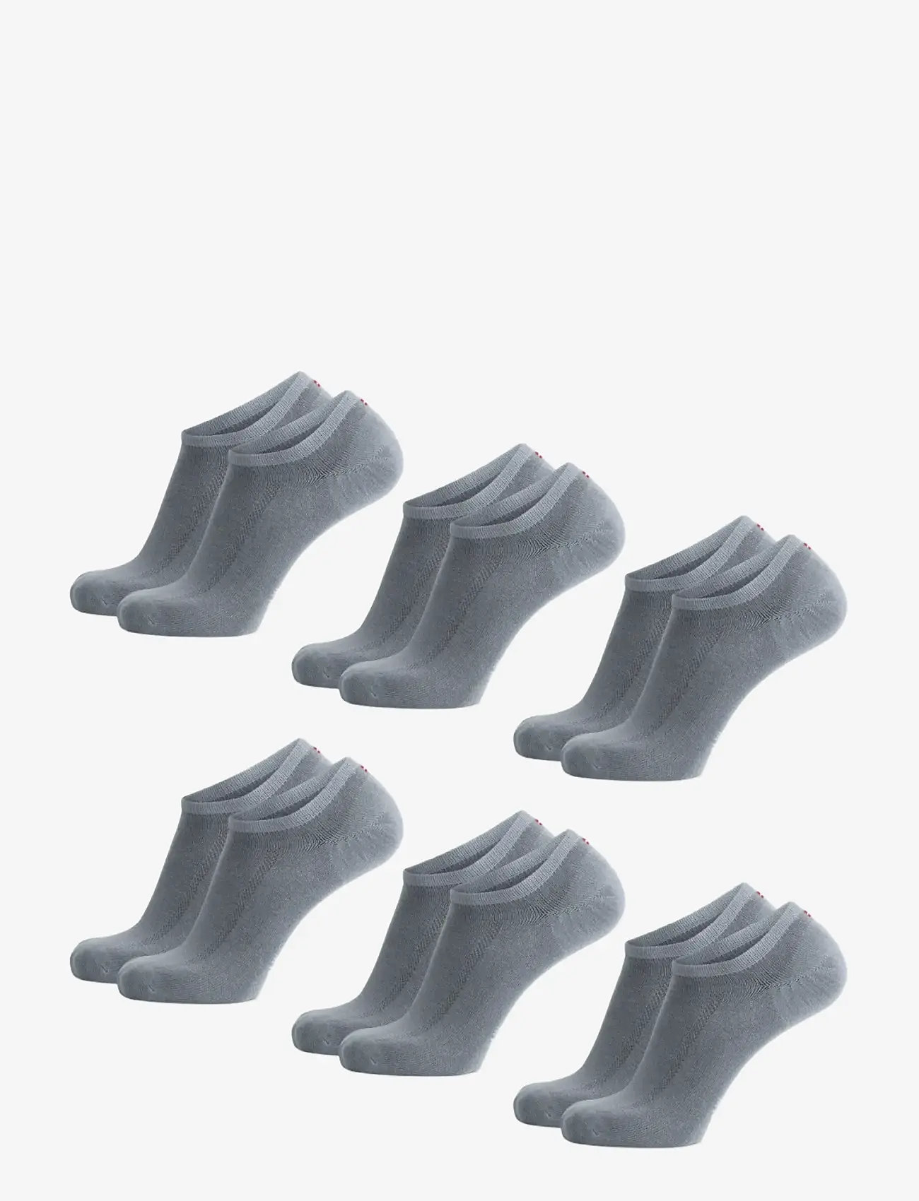 Danish Endurance - Bamboo No-Show Socks 6-pack - spordisokid - grey - 2