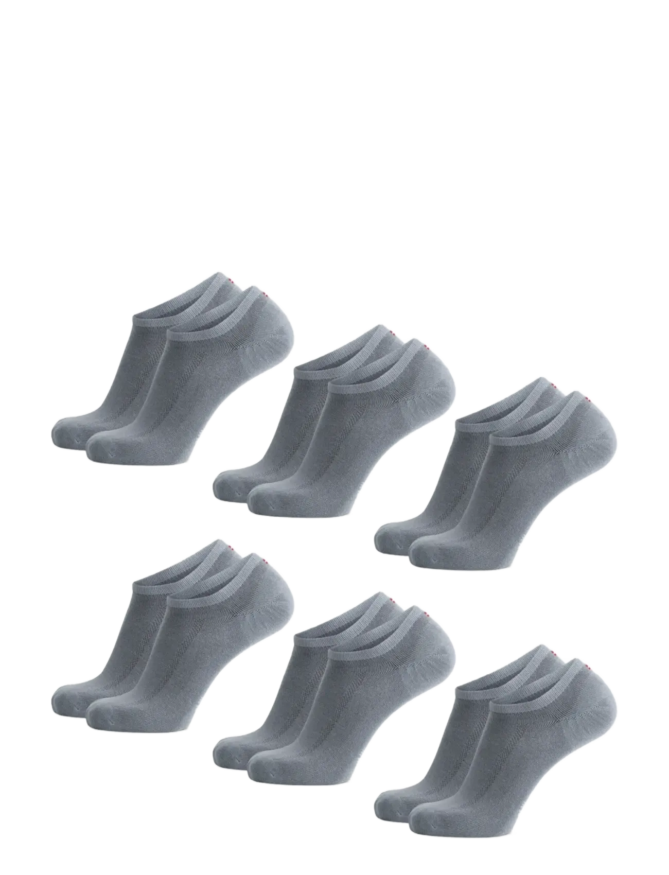 Danish Endurance - Bamboo No-Show Socks 6-pack - chaussettes de sport - grey - 2