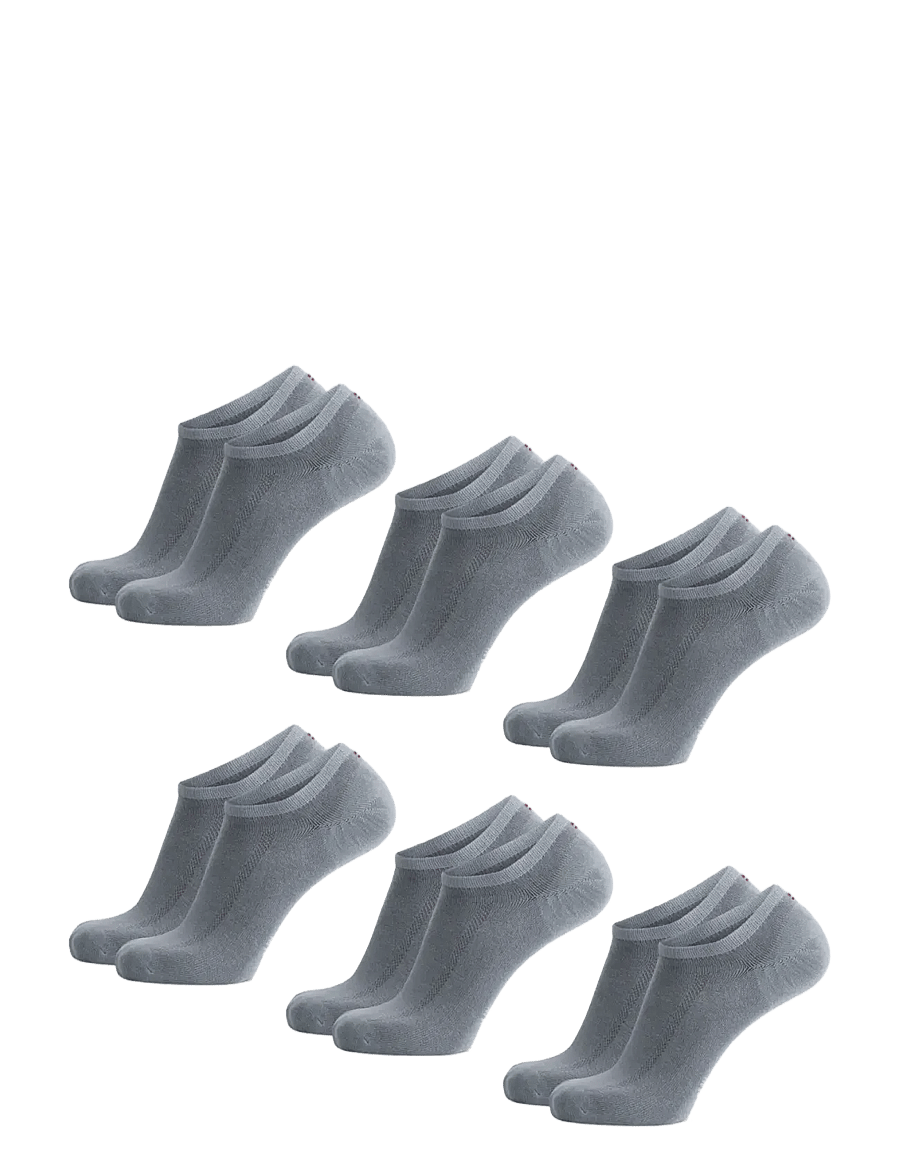 Danish Endurance - Bamboo No-Show Socks 6-pack - chaussettes de sport - grey - 2