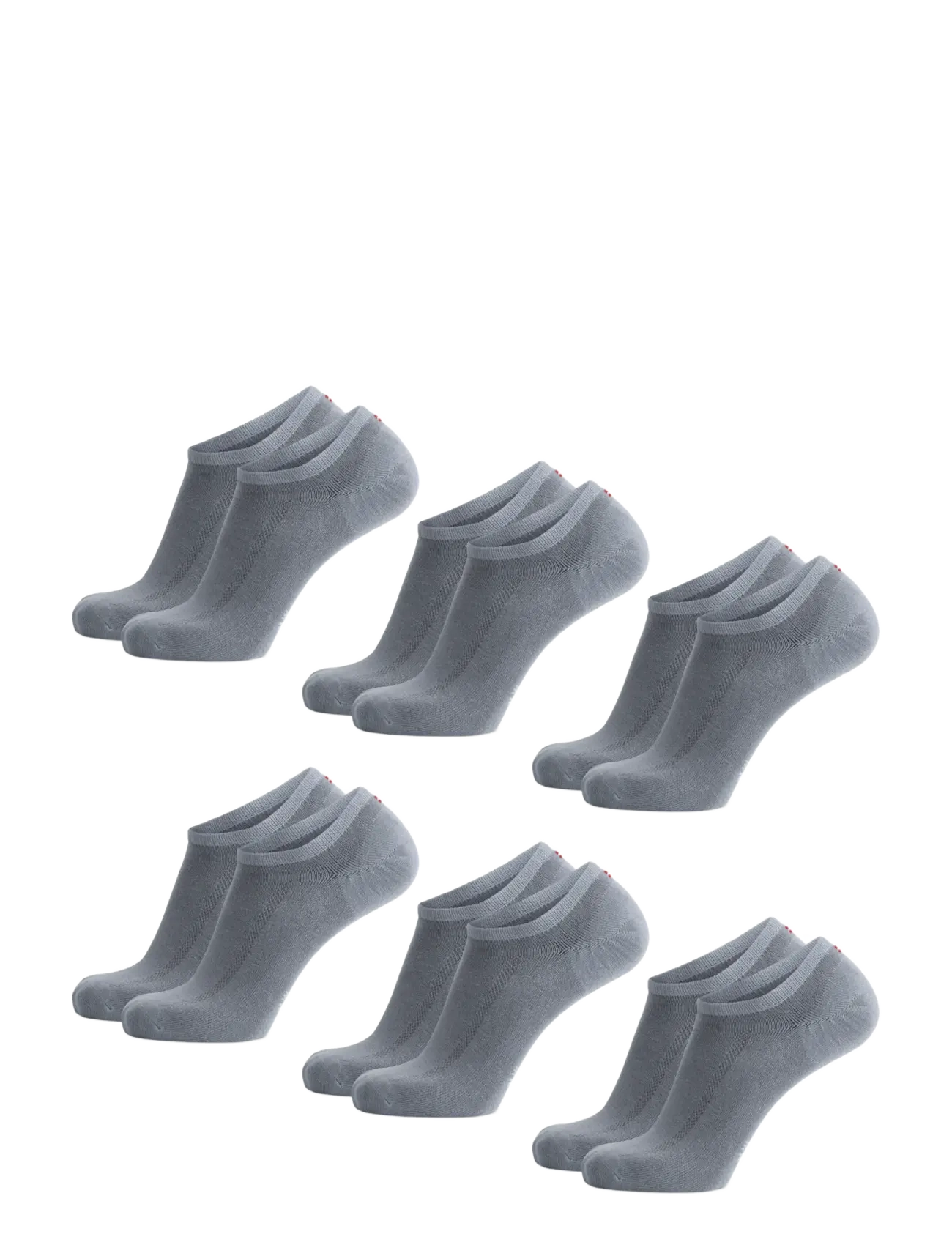 Danish Endurance - Bamboo No-Show Socks 6-pack - strümpfe - grey - 2