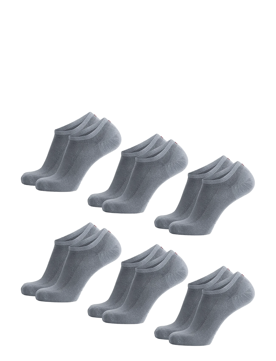 Danish Endurance - Bamboo No-Show Socks 6-pack - strümpfe - grey - 2