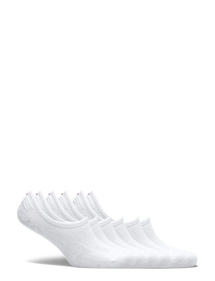 Danish Endurance - Bamboo No-Show Socks 6-pack - spordisokid - white - 1