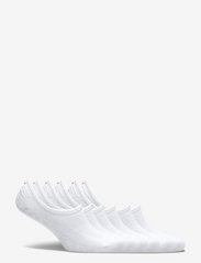 Danish Endurance - No-Show Bamboo Socks 6-pack - mažiausios kainos - white - 1