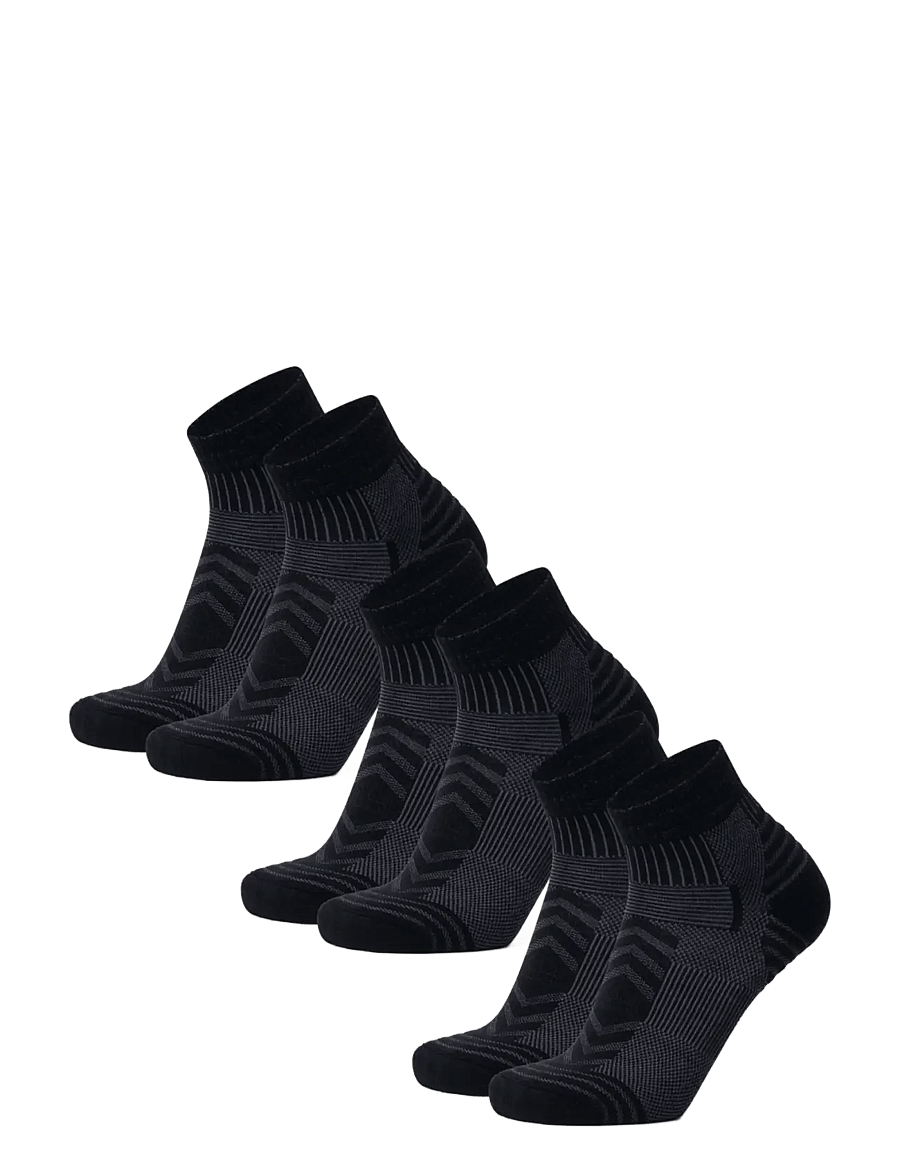 Danish Endurance - Light Hiking Low-Cut Socks 3-pack - black - 1