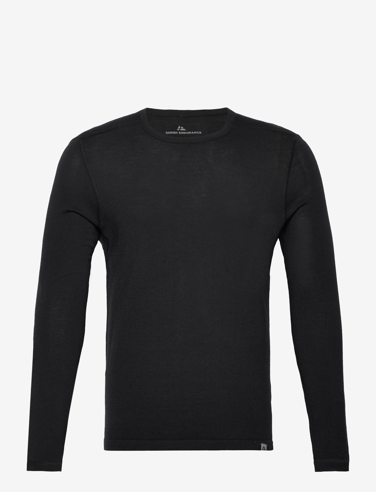 Danish Endurance - Men's Merino Long Sleeved Shirt - underställströjor - black - 1