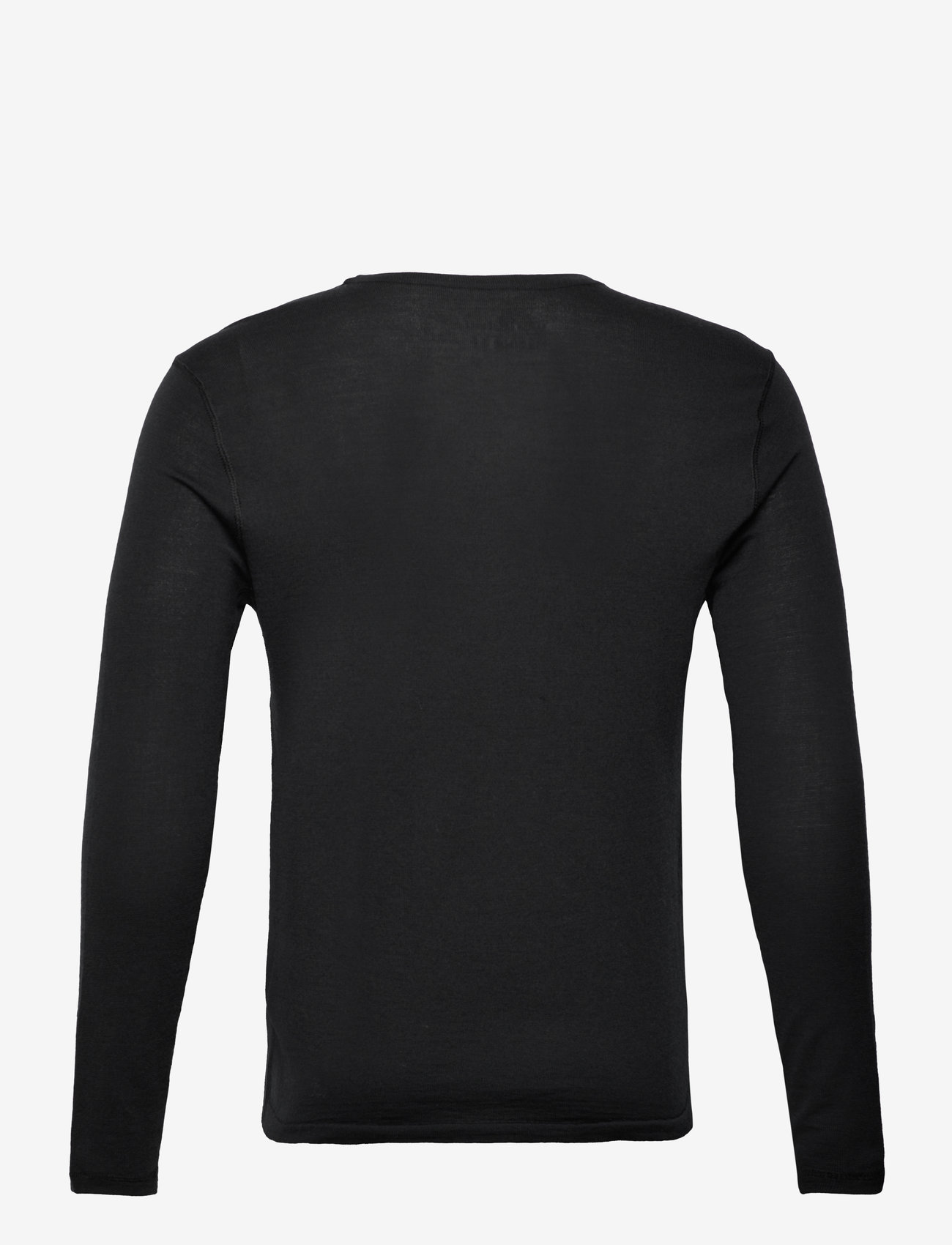 Danish Endurance - Men's Merino Long Sleeved Shirt - underställströjor - black - 2