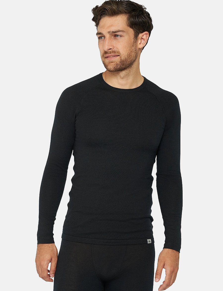 Danish Endurance - Core Merino Baselayer Shirt (Men) 1-pack - black - 0