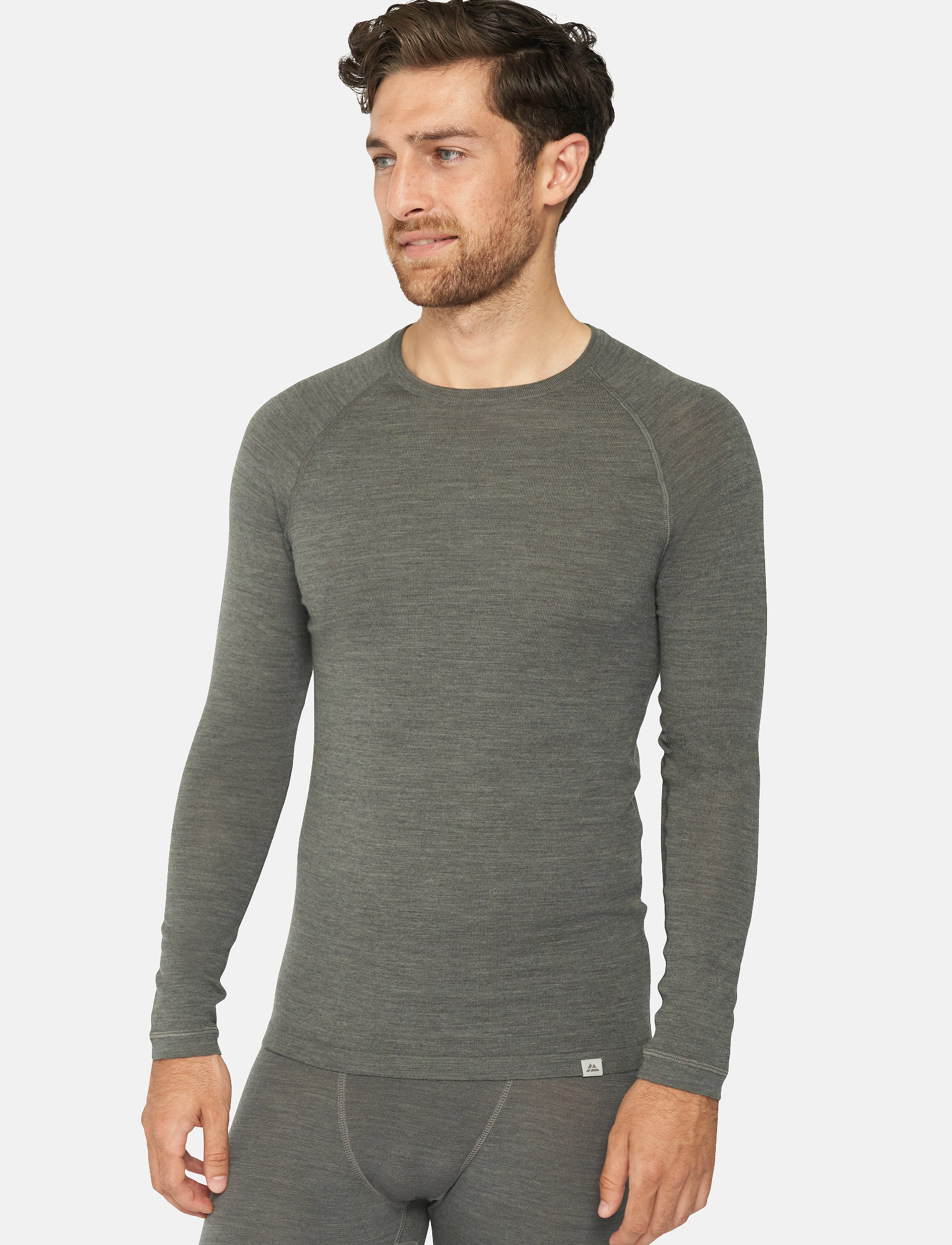 Danish Endurance - Core Merino Baselayer Shirt (Men) 1-pack - dark grey - 0