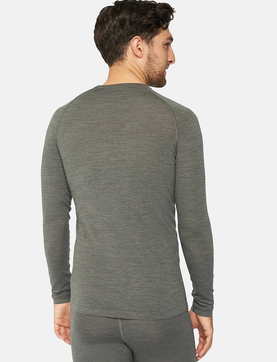 Danish Endurance - Core Merino Baselayer Shirt (Men) 1-pack - dark grey - 3