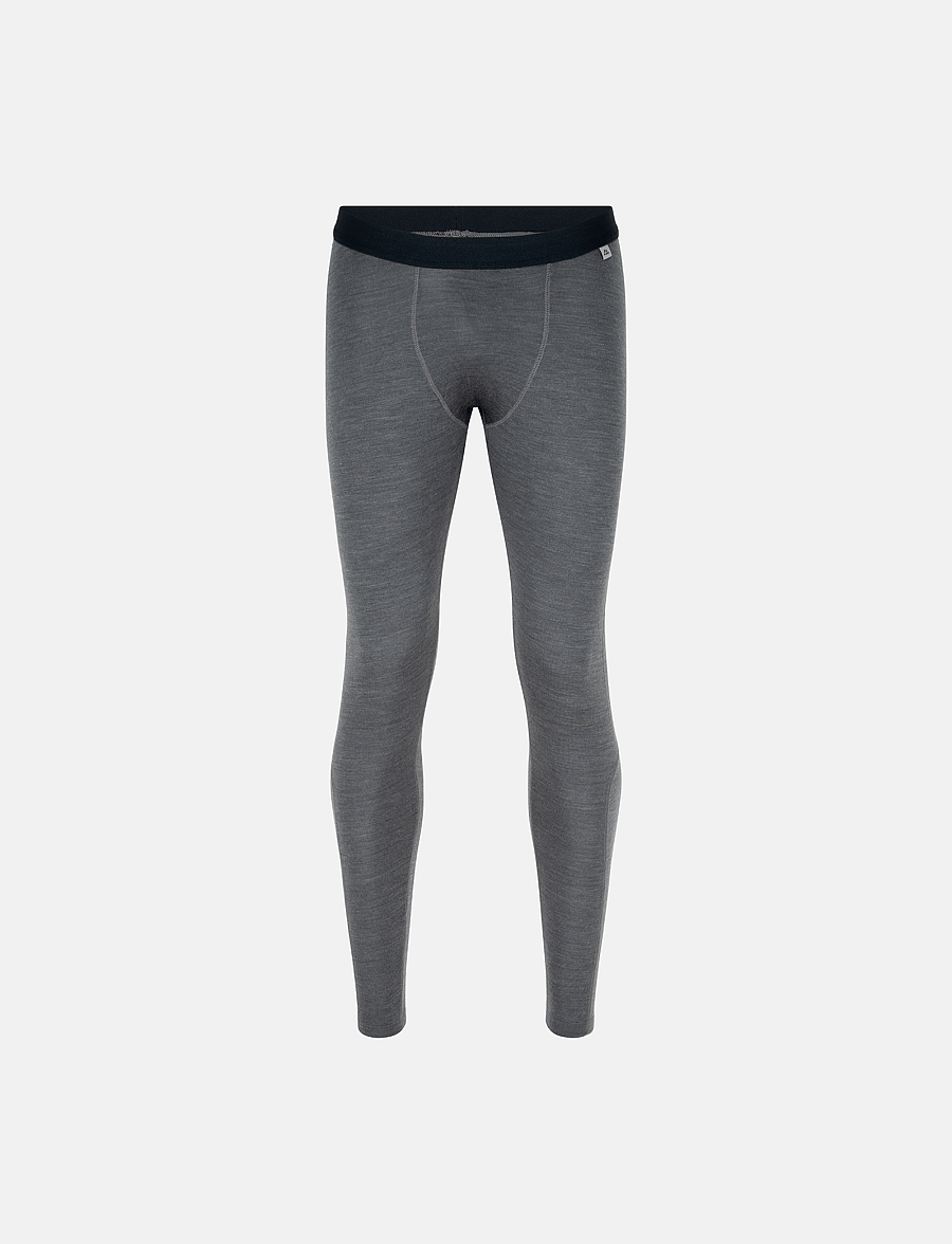 Danish Endurance - Core Merino Baselayer Tights (Men) 1-pack - dark grey - 0