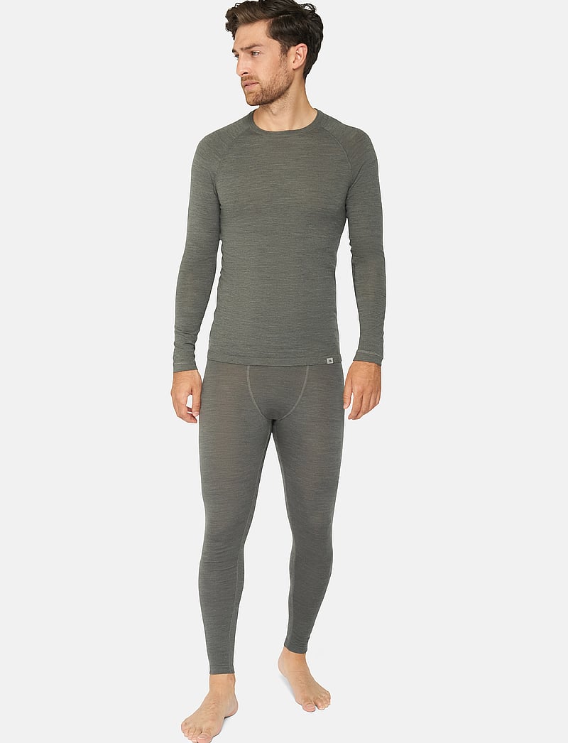 Danish Endurance - Core Merino Baselayer Tights (Men) 1-pack - aluskihina kantavad püksid - dark grey - 0