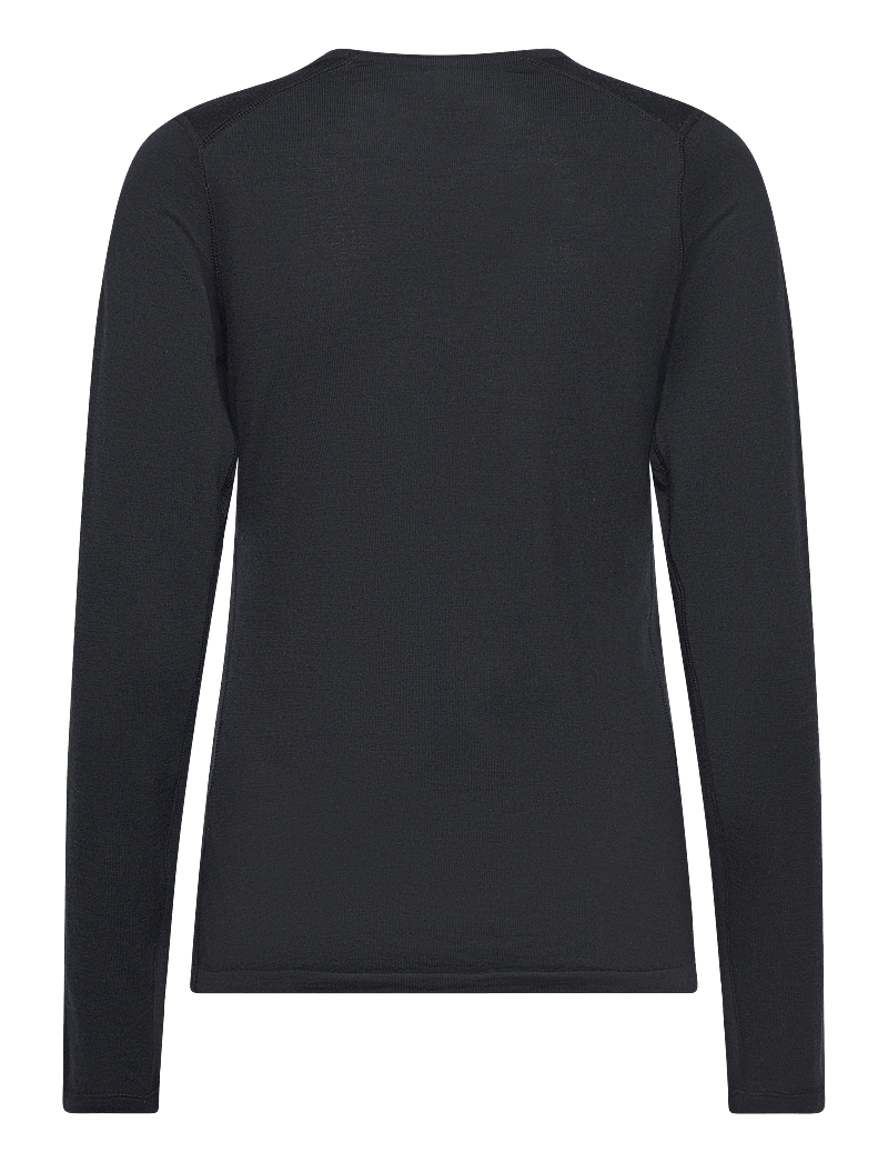 Danish Endurance - Women's Merino Long Sleeved Shirt - funktionsunterwäsche - oberteile - black - 2