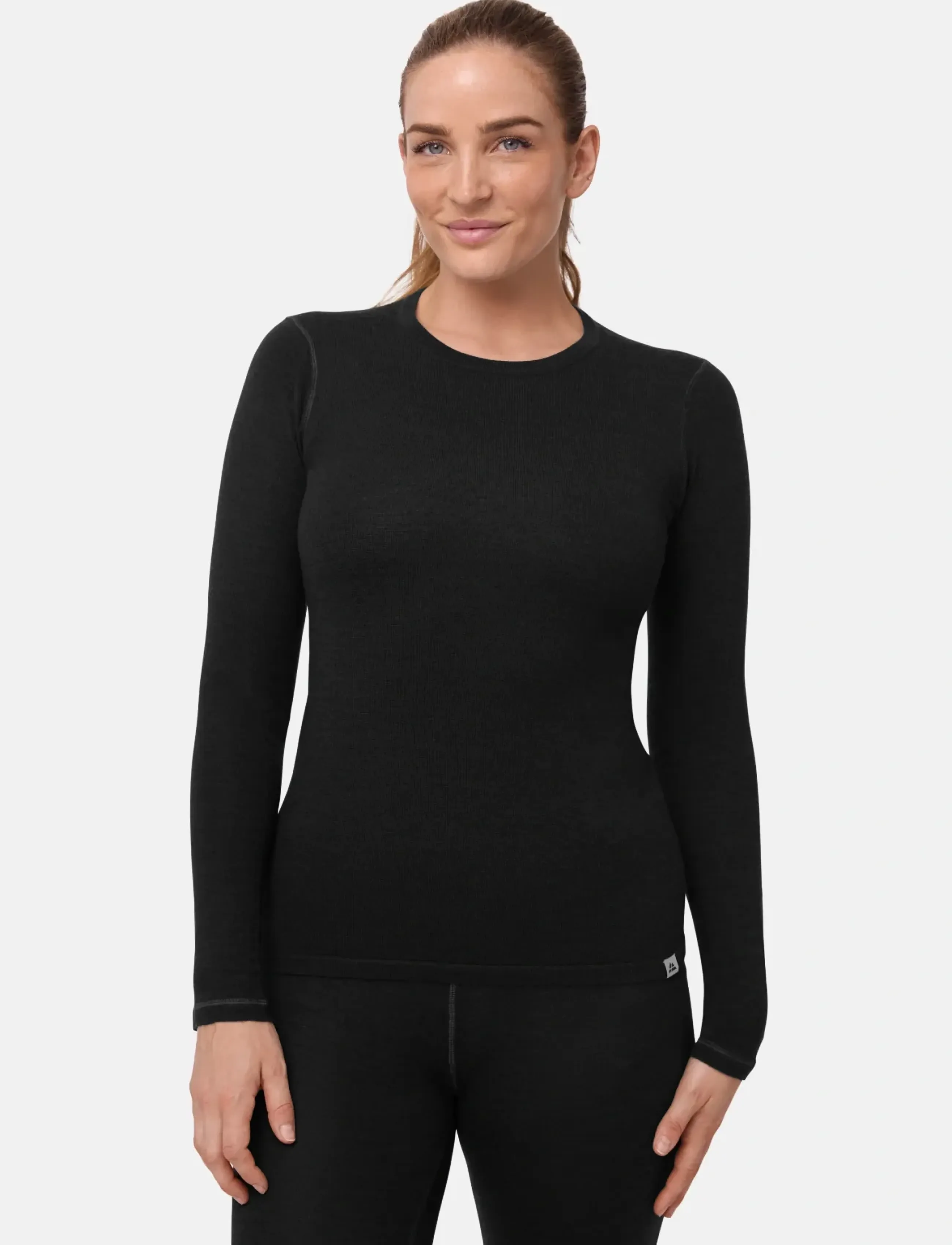 Danish Endurance - Core Merino Baselayer Shirt (Women) 1-pack - underställströjor - black - 0