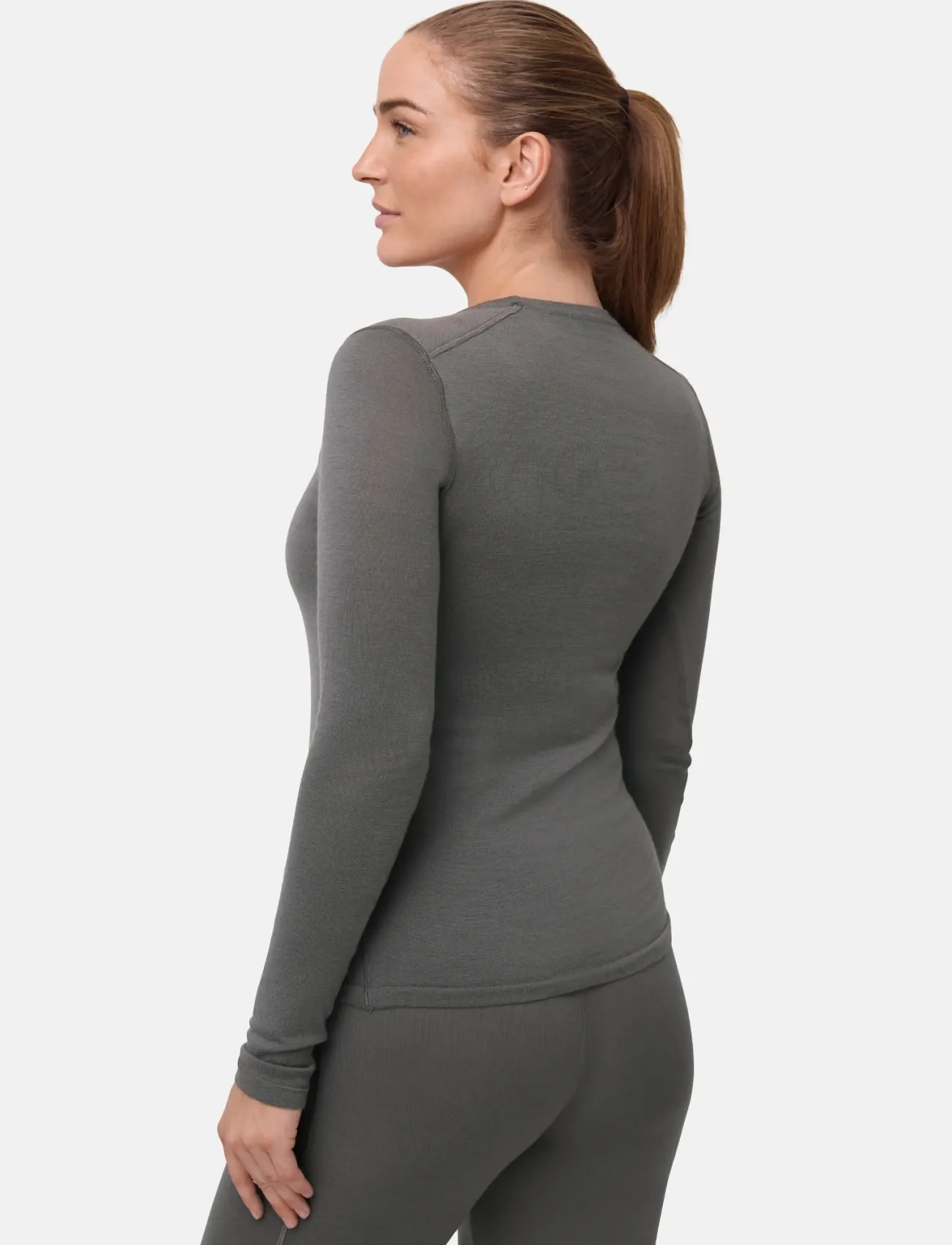 Danish Endurance - Core Merino Baselayer Shirt (Women) 1-pack - underställströjor - grey - 3