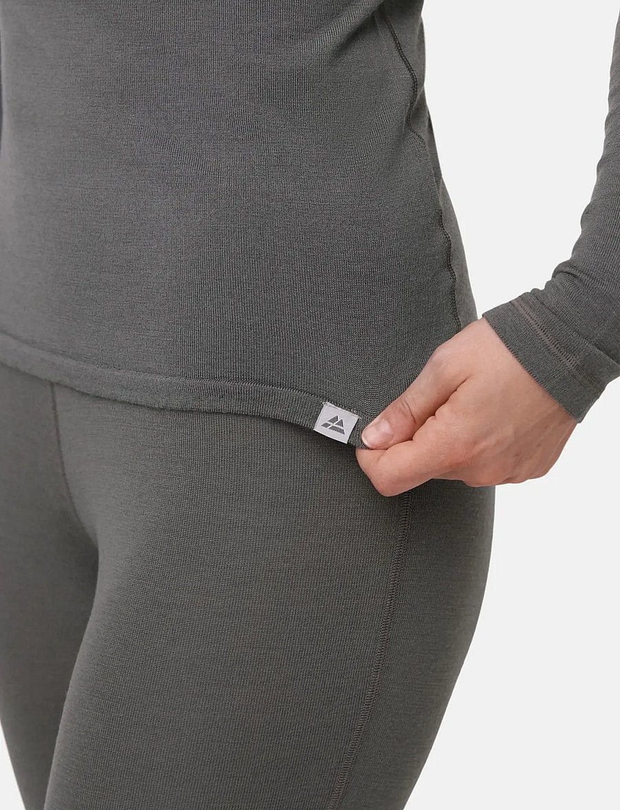 Danish Endurance - Core Merino Baselayer Shirt (Women) 1-pack - underställströjor - grey - 4