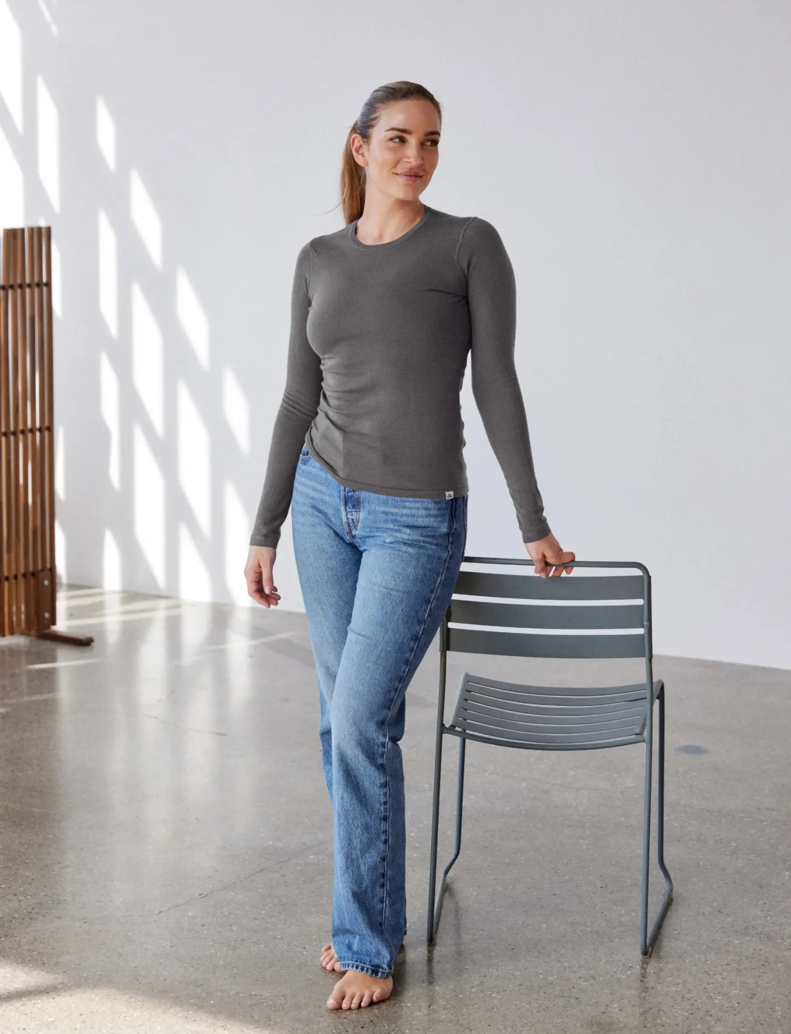 Danish Endurance - Core Merino Baselayer Shirt (Women) 1-pack - underställströjor - grey - 5