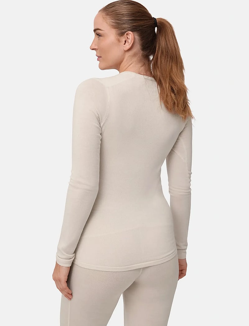 Danish Endurance - Women's Merino Long Sleeved Shirt - underställströjor - white - 3