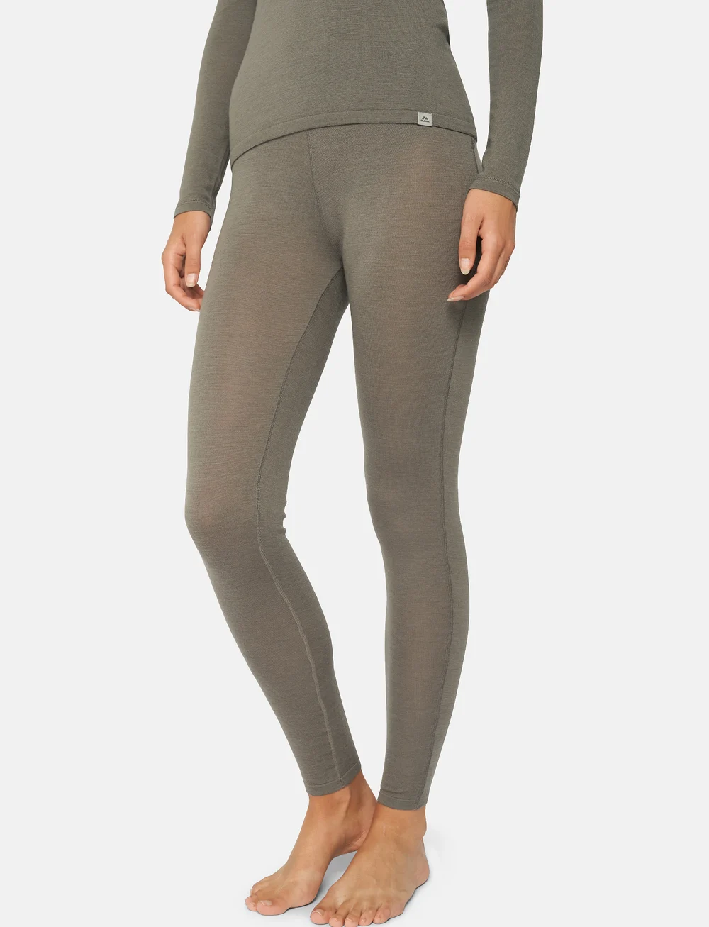 Danish Endurance - Women's Merino Tights - base layer bottoms - grey - 0