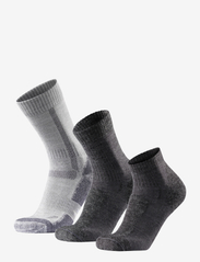 Danish Endurance - Hiking Combo Socks 3 Pack - alhaisimmat hinnat - grey (hiking classic grey, light grey, low-cut grey) - 1