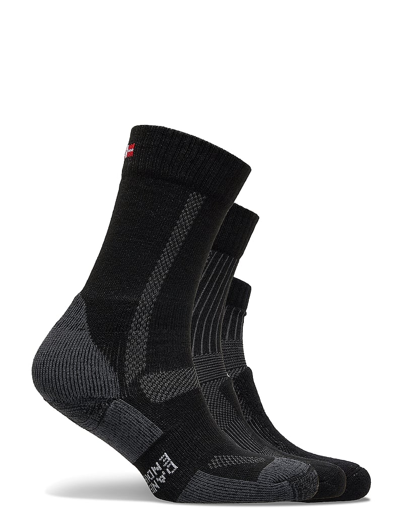 Danish Endurance - Hiking Socks Set 3-pack - träningsstrumpor - black (hiking classic black, light black, low-cut black) - 2