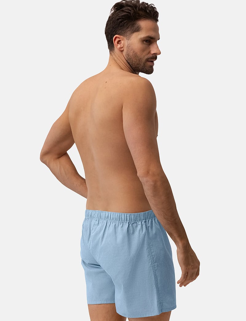 Danish Endurance - Organic Woven Boxers (Men) 4-pack - bokserki - assorted blue/stripes mix - 3
