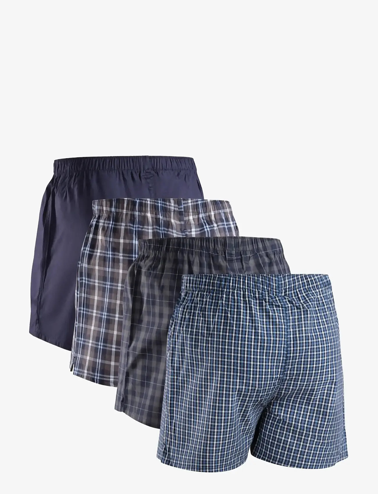 Danish Endurance - Men's Organic Woven Boxers - aluspesu - assorted blue/grey mix - 2