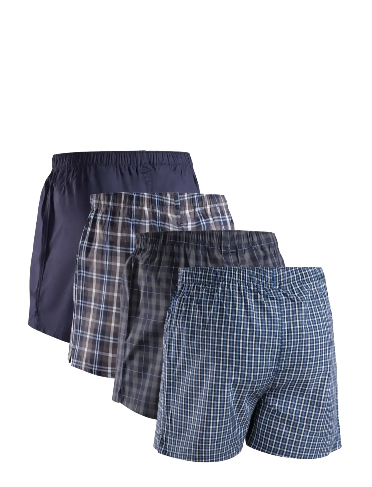 Danish Endurance - Organic Woven Boxers (Men) 4-pack - boxershorts - assorted blue/grey mix - 2