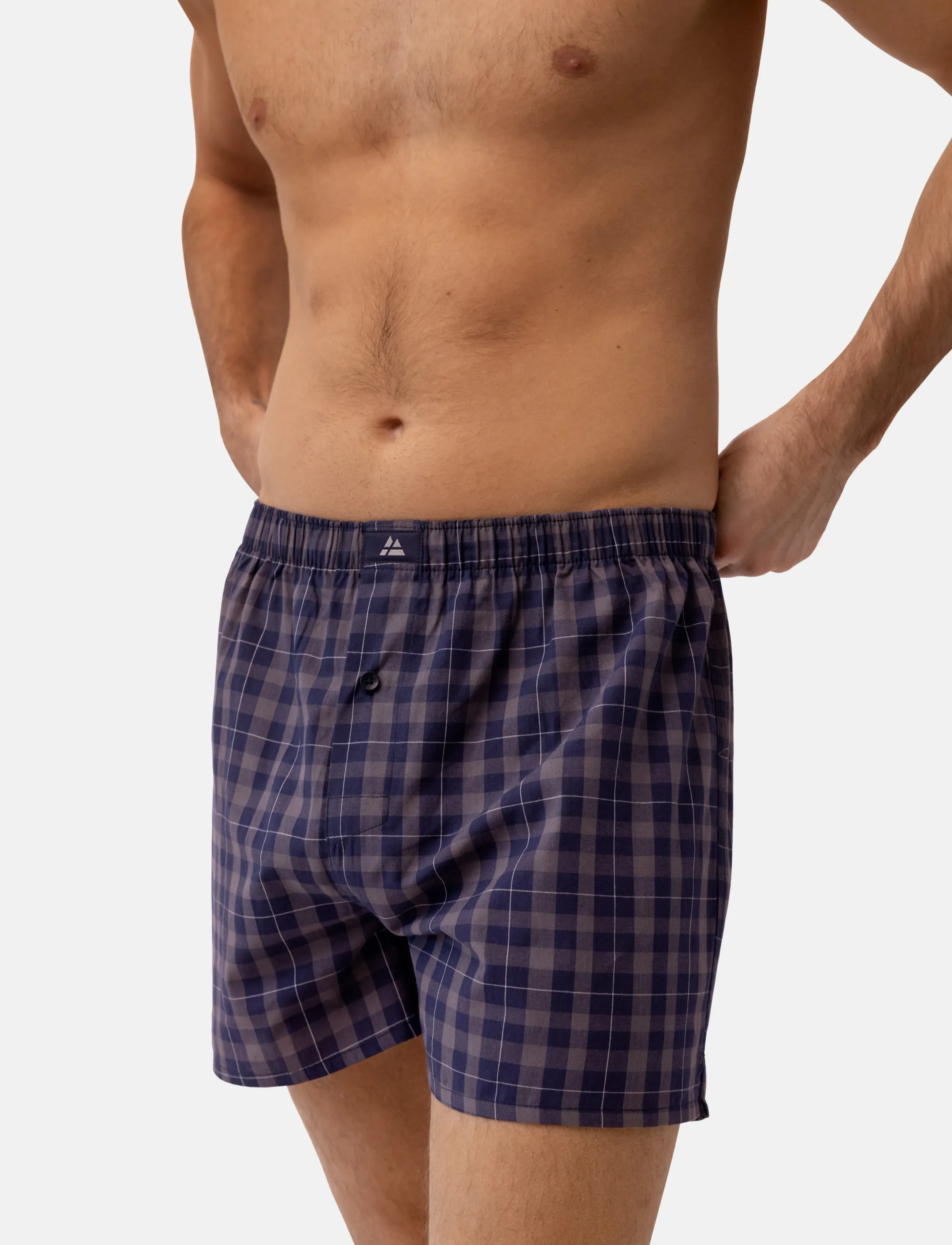 Danish Endurance - Organic Woven Boxers (Men) 4-pack - boxershorts - assorted blue/grey mix - 4