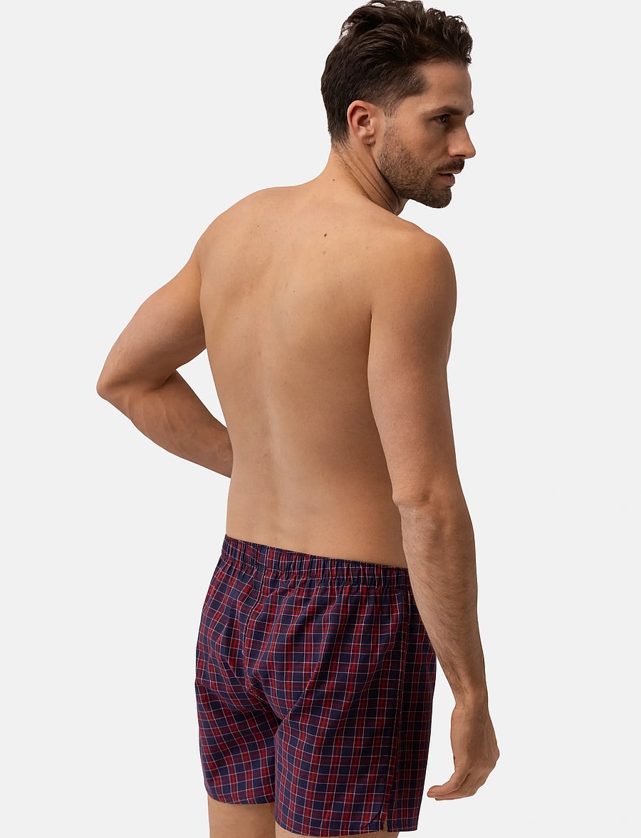 Danish Endurance - Organic Woven Boxers (Men) 4-pack - Šortukai - assorted blue/red mix - 3