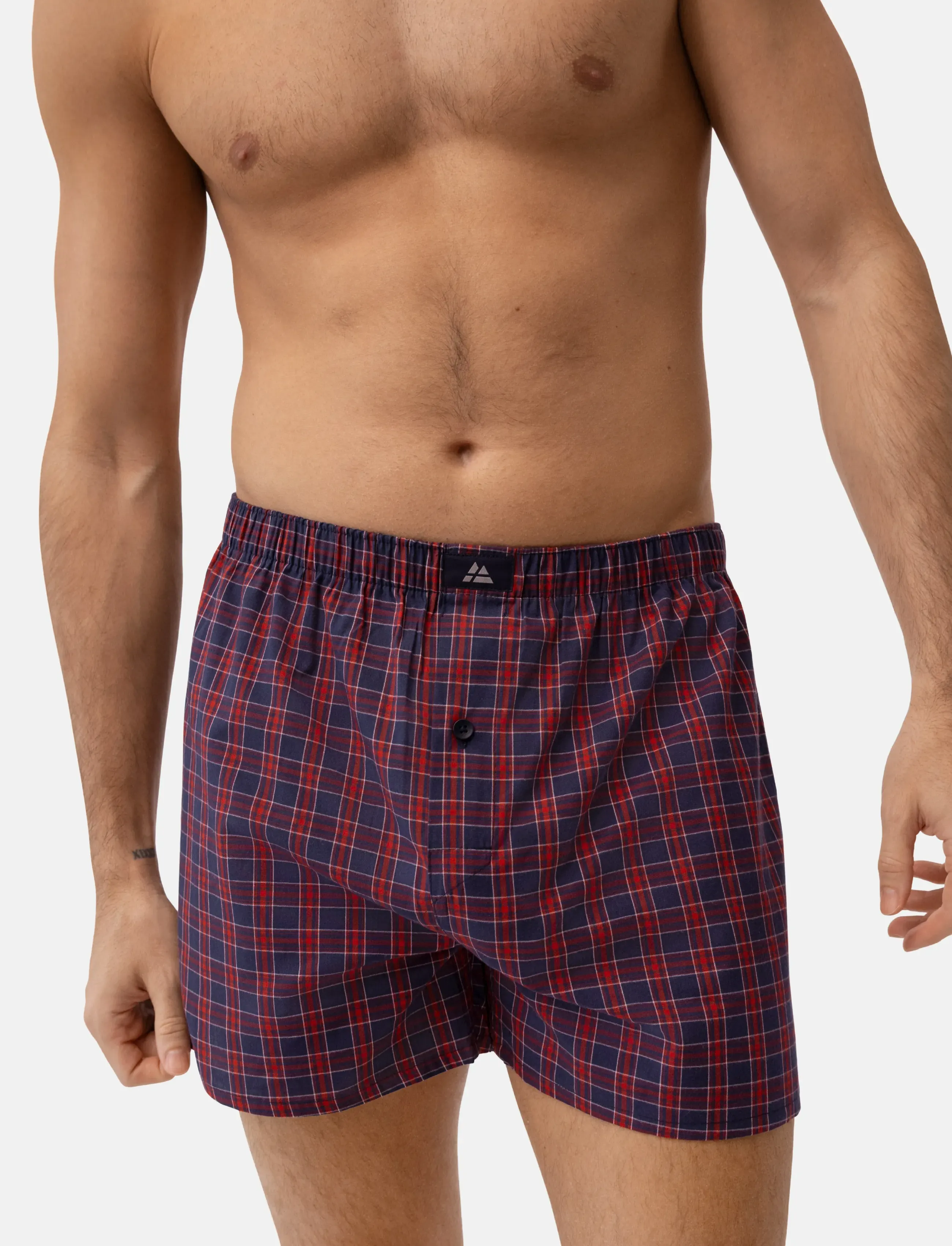 Danish Endurance - Organic Woven Boxers (Men) 4-pack - Šortukai - assorted blue/red mix - 4