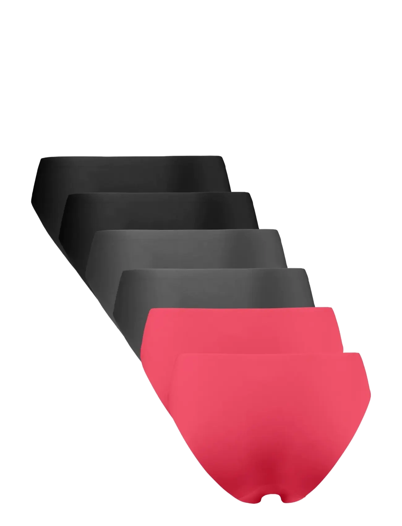 Danish Endurance - Invisible Bikini (Women) 6-pack - laveste priser - multicolor (2x black, 2x grey, 2x pink) - 2
