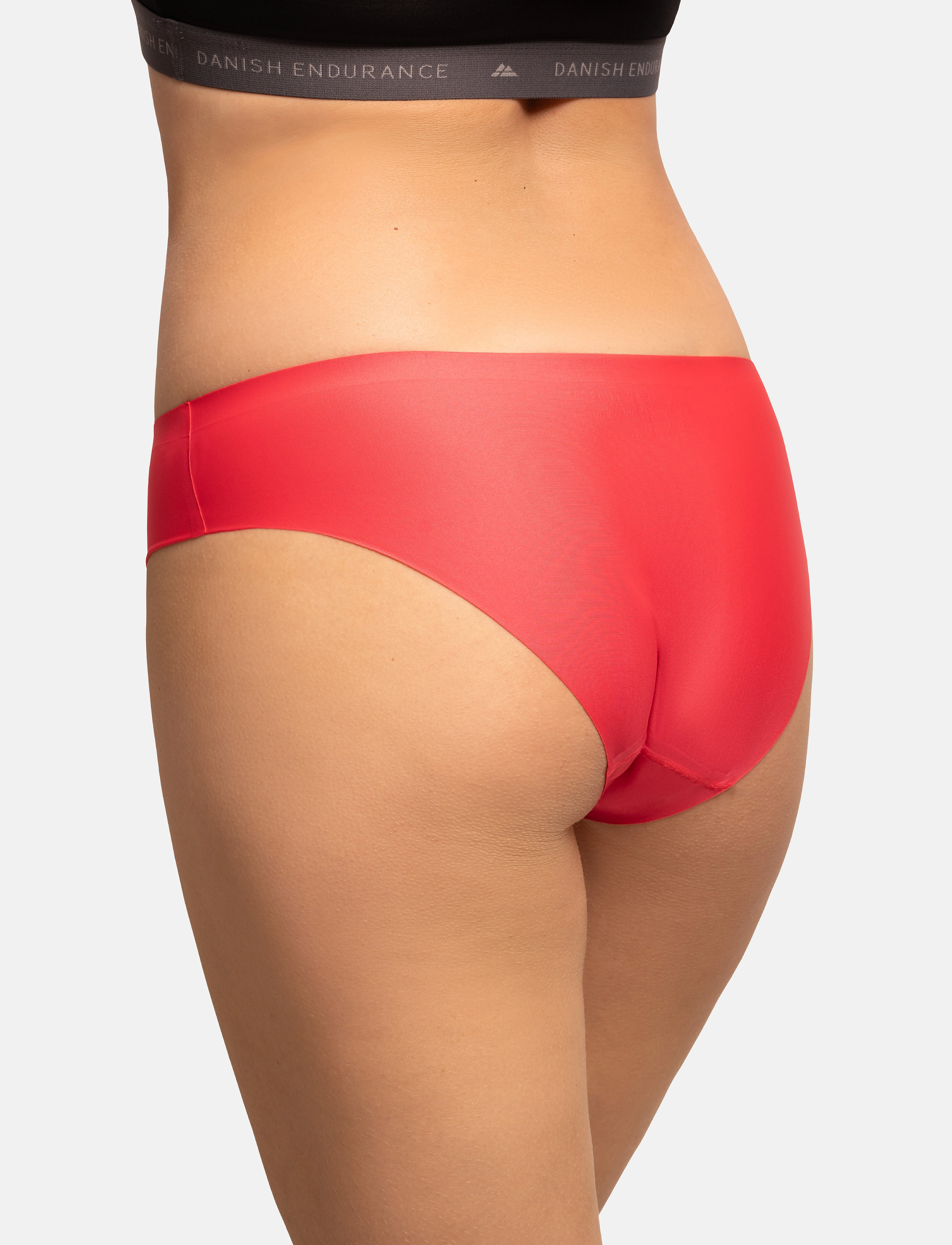 Danish Endurance - Invisible Bikini (Women) 6-pack - laveste priser - multicolor (2x black, 2x grey, 2x pink) - 3