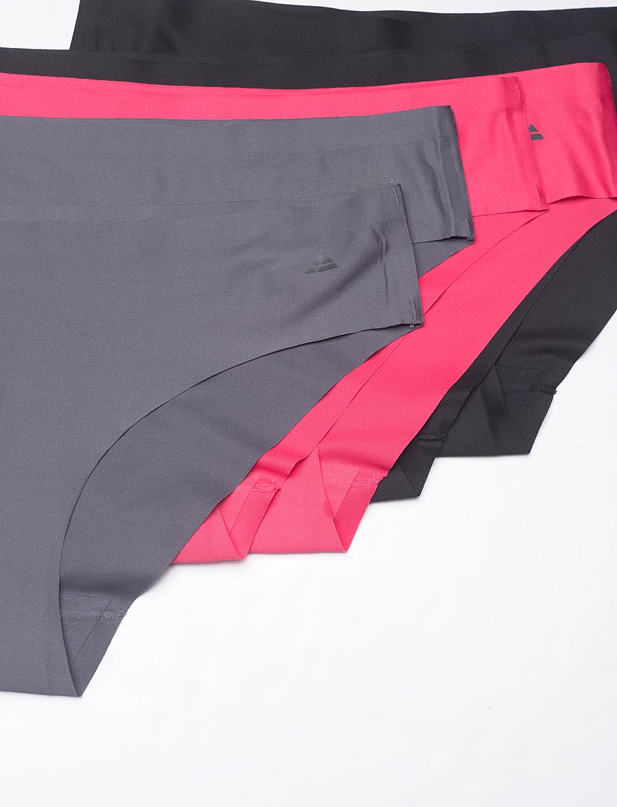 Danish Endurance - Invisible Bikini (Women) 6-pack - undertøj og sokker - multicolor (2x black, 2x grey, 2x pink) - 5