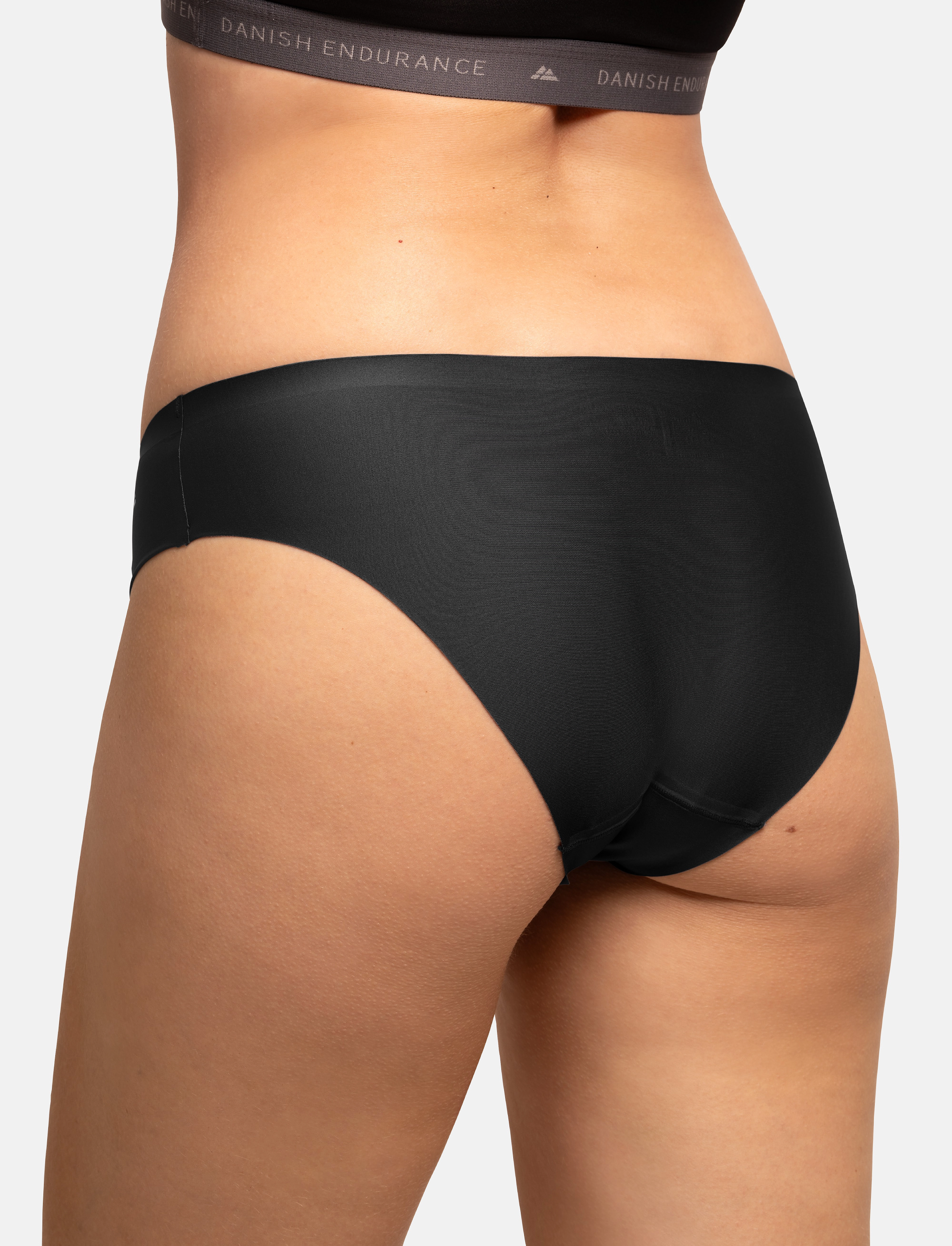 Danish Endurance - Invisible Bikini (Women) 6-pack - laveste priser - black - 3
