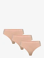 Women's Bamboo Thong 3-pack - NUDE