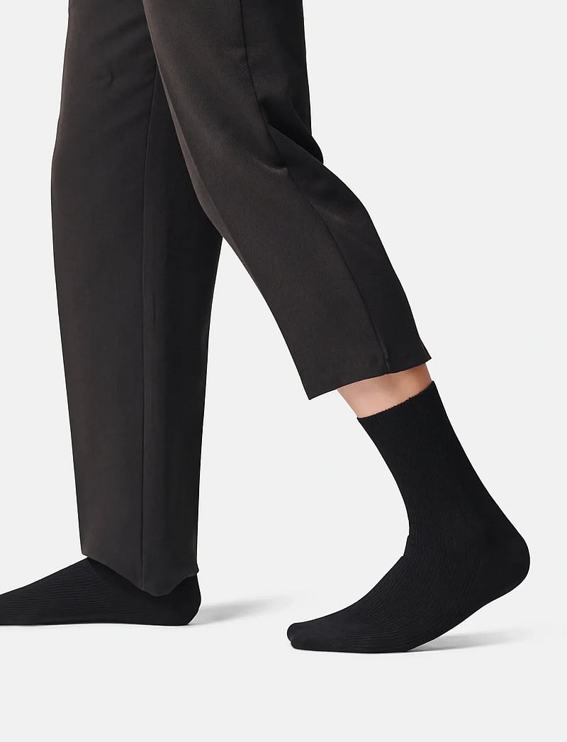 Danish Endurance - Bamboo Soft Top Socks 3-pack - träningsstrumpor - black - 0