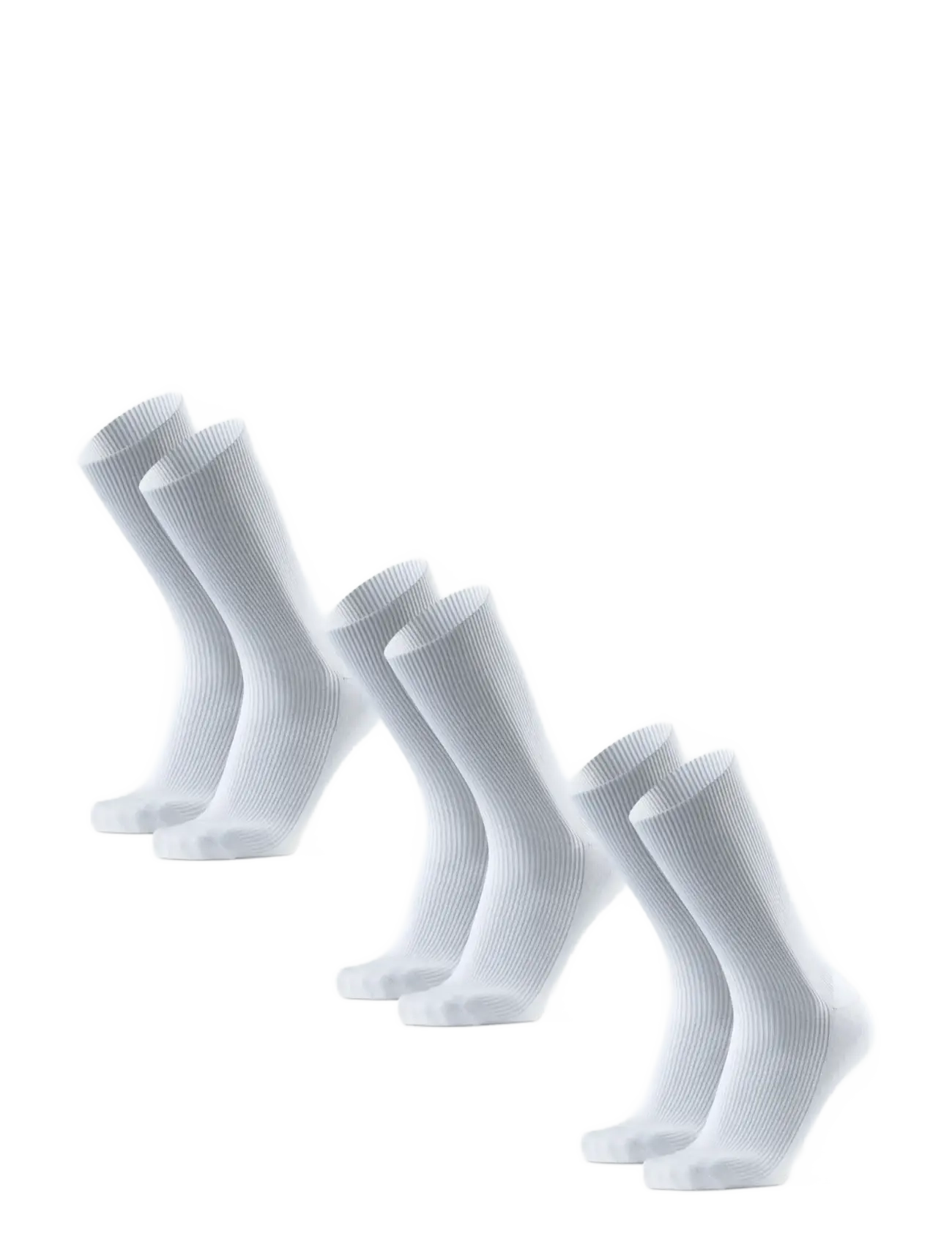 Danish Endurance Bamboo Soft Top Socks 3-pack - Danish Endurance - WHITE / white