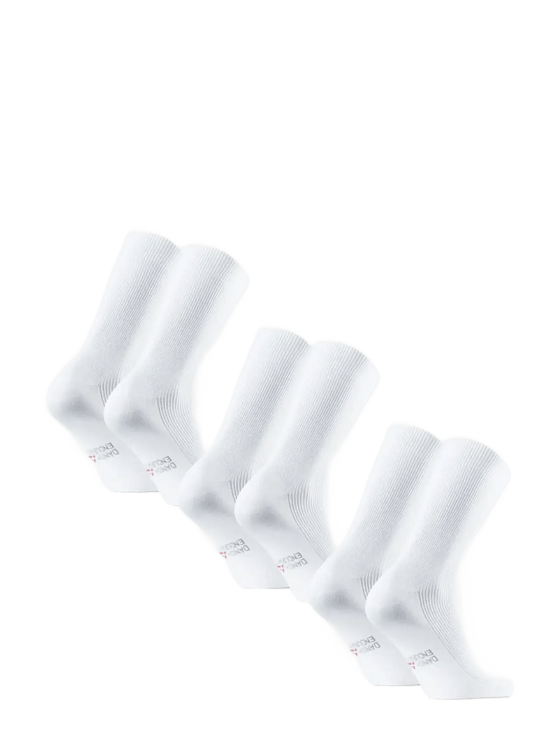 Danish Endurance - Bamboo Soft Top Socks 3-pack - strümpfe - white - 2
