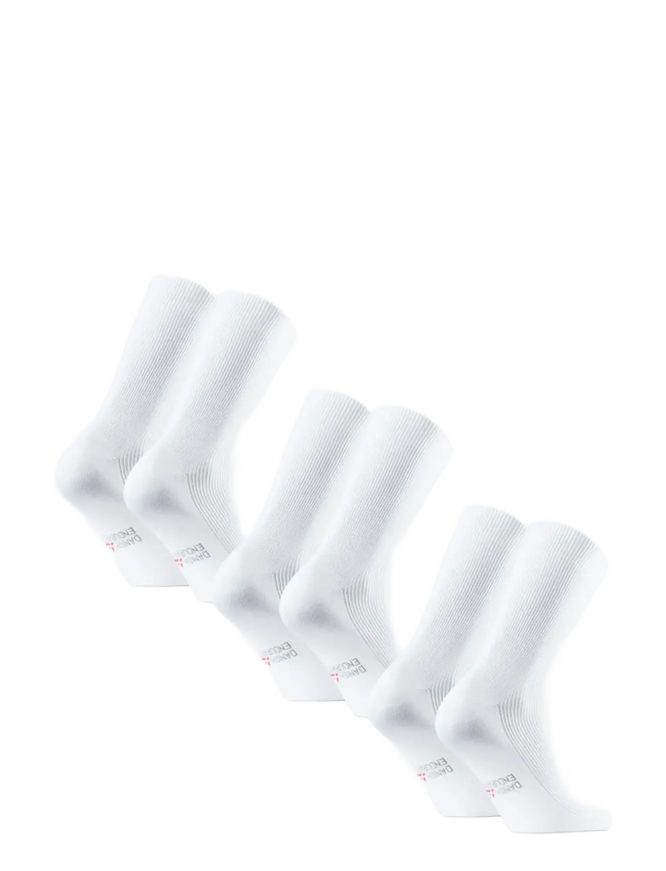 Danish Endurance - Bamboo Soft Top Socks 3-pack - laveste priser - white - 2