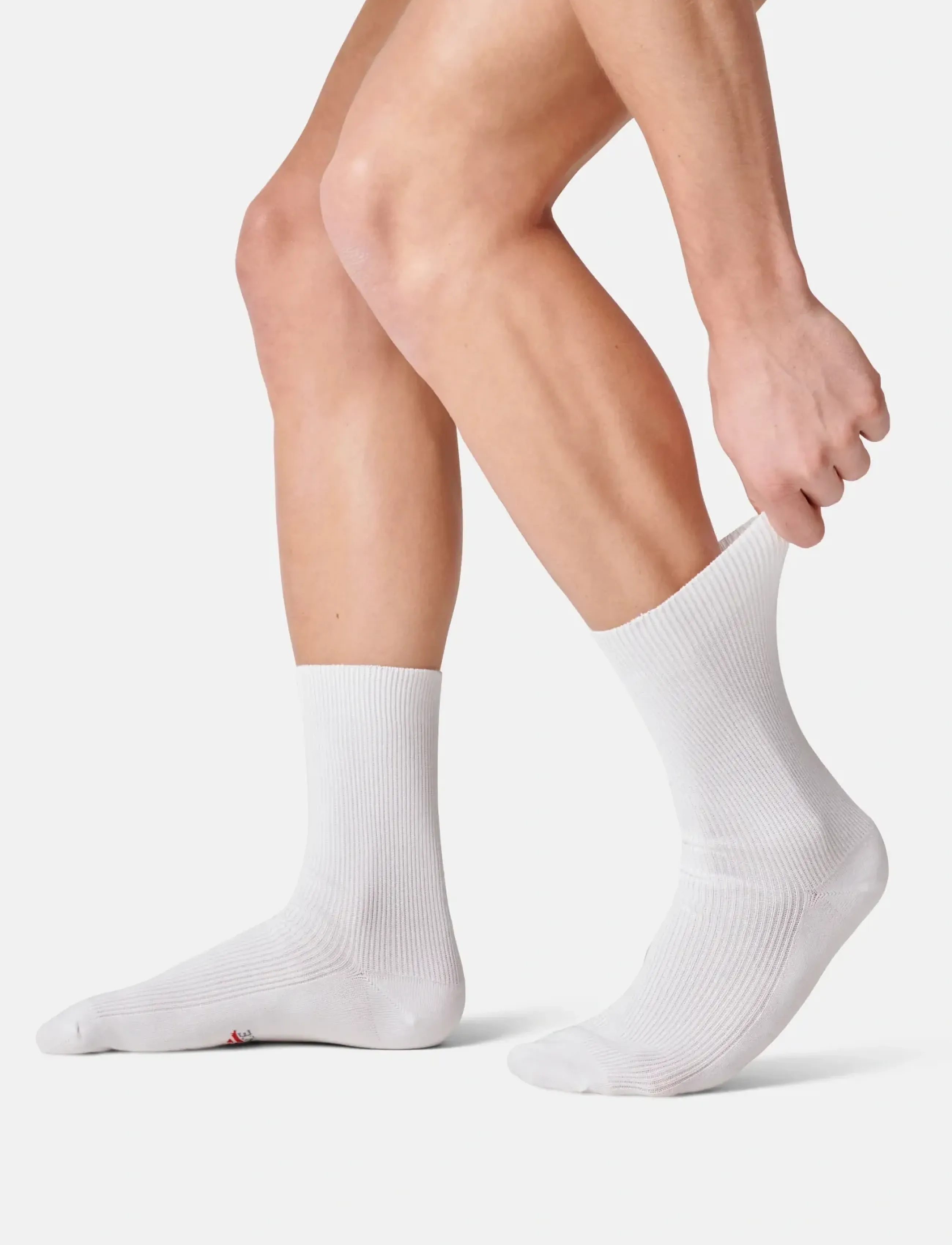 Danish Endurance Bamboo Soft Top Socks 3-Pack, 35-38, White, Sport Clothing > Sport Socks, Dame