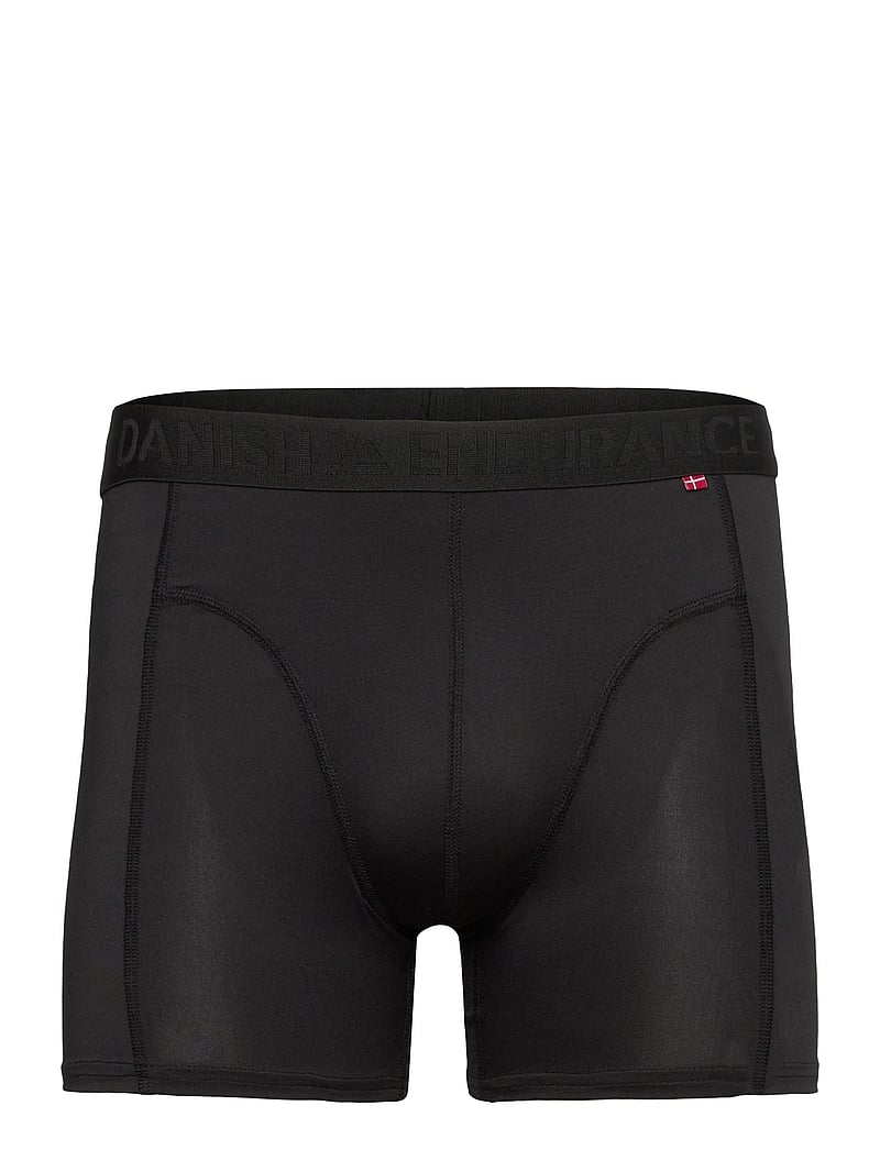 Danish Endurance - Sports Trunks (Men) 6-pack - boxershorts - mc (3xblack, 3xblack/red seams) - 5